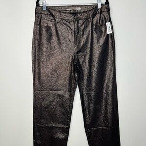 Old Navy Metallic Straight Leg Jeans- NWT